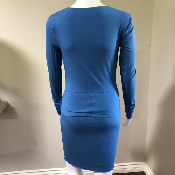 Bailey 44 Blue Midi Dress with Elegant Design - Picture 5 of 8